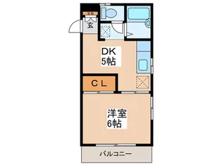 萱沼ハイツの間取り