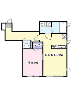 アリーヴィオ【1階】の間取り