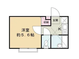 東京都中野区中野1【アパート】の間取り