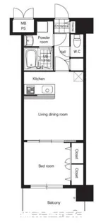 エンクレスト日赤通り【4階】の間取り