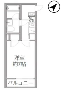ウィングガーデン一ノ割【3階】の間取り