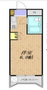 プラーズ金町【4階】の間取り