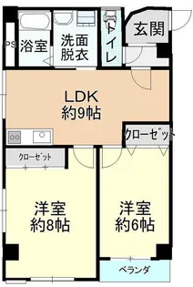 大同ハイツ【3階】の間取り