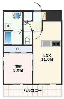 熊本県熊本市中央区本荘町【マンション】の間取り