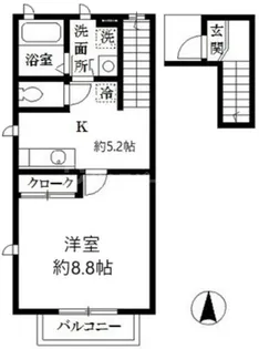 ウィスタリア【2階】の間取り