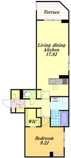 プルームレジデンス浦安【1階】の間取り