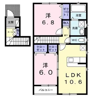 ADVANCE【2階】の間取り