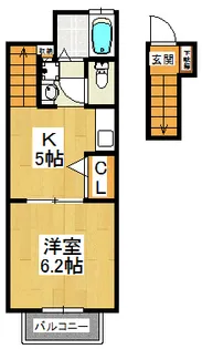 アムール【2階】の間取り