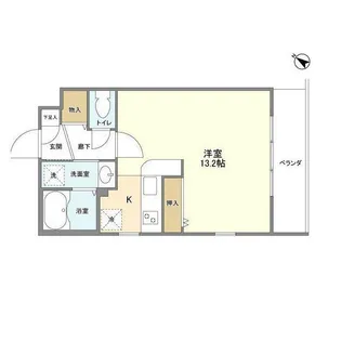 DeLCCS田園調布【2階】の間取り