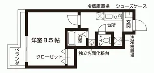 MoNo Ciel 二条城【2階】の間取り