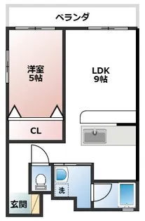 かりゆしアパート【3階】の間取り