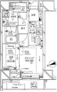 プリムローズ駒込【8階】の間取り