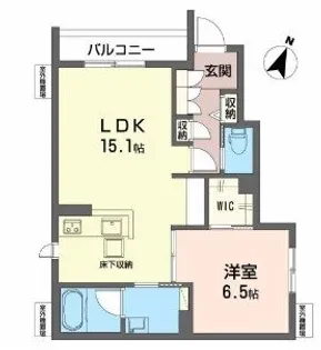 シャーメゾンropos(ルポ)【1階】の間取り