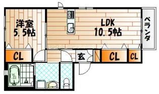 メゾン嶋田【2階】の間取り