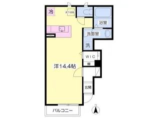 フレール鴻巣【1階】の間取り