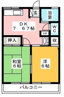 カモミール【2階】の間取り