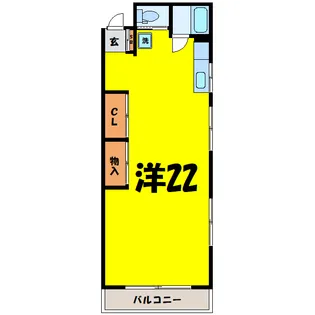 ビハーラ【2階】の間取り