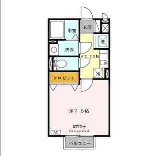 カジュプレーン【1階】の間取り