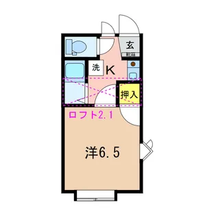 グリーンウェーヴ【2階】の間取り