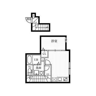 ミハス旗の台【2階】の間取り