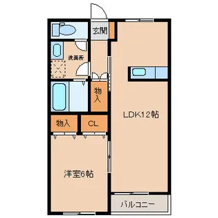 エクセルヒルズD棟【1階】の間取り