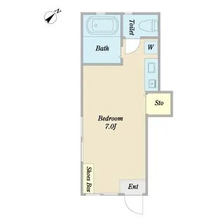 ノース・フォート【1階】の間取り