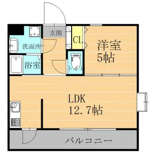 ROSY【2階】の間取り