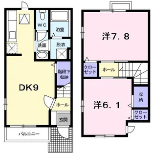 ソレアードIVの間取り