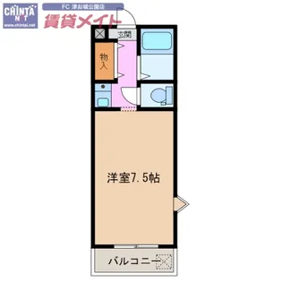 シーサイドパレス【1階】の間取り