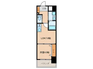シュライン恵比寿タワーレジデンス【8階】の間取り
