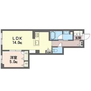 メゾン オルジュ【1階】の間取り
