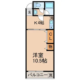 丸幸ビル【2階】の間取り