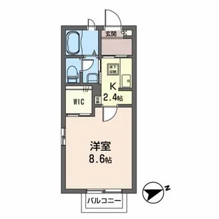 サンヒルズ堤【1階】の間取り