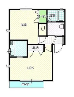 ベルモント【1階】の間取り