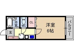 エクステンド南春日丘【2階】の間取り