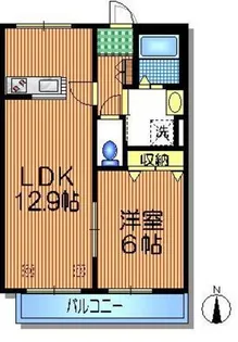 カーサビアンカ【1階】の間取り