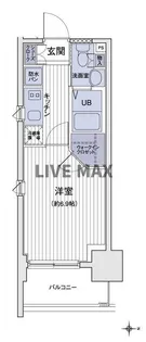エスティメゾン大島【8階】の間取り