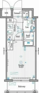 ガーラ・グランディ川崎【9階】の間取り