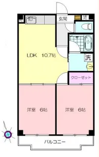 フォーレスト【3階】の間取り
