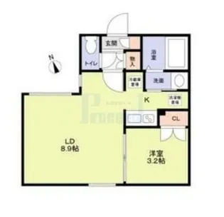 トライム早稲田鶴巻町【4階】の間取り