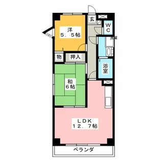 ラ・メイユール【3階】の間取り