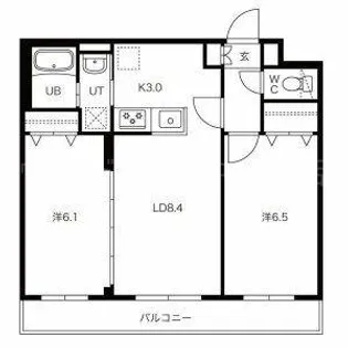 Ritz GRANDE東札幌(リッツグランデ東札幌)【3階】の間取り