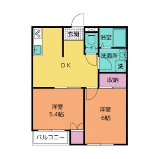 ステーシア優【2階】の間取り
