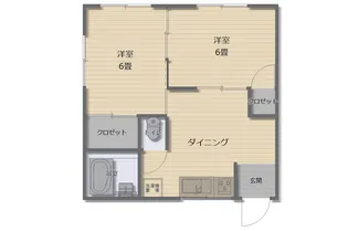 メゾン横山【1階】の間取り