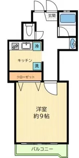 アニエスエル【3階】の間取り