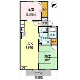 グランメゾン・I A棟【1階】の間取り