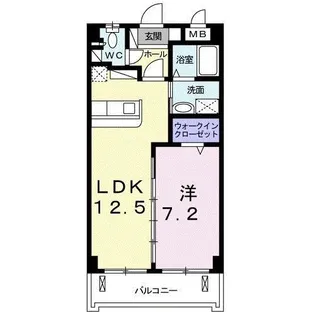 HILLS TAKARA【1階】の間取り