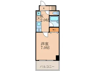 スカーレット江坂【5階】の間取り