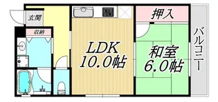 ラフォーレ塚口【2階】の間取り