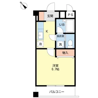 オクト邦栄マンション【3階】の間取り